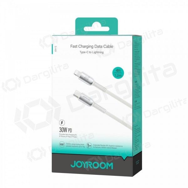 Lightning laidas Joyroom S-A51 USB-C į Lightning 1.2 m 30 W pilkas
