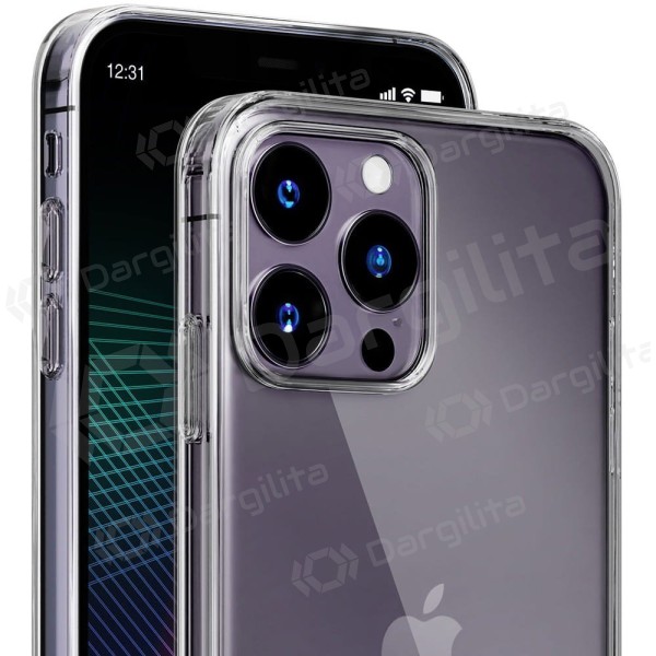 Apple iPhone 15 dėklas "3MK Clear Case" (skaidrus)