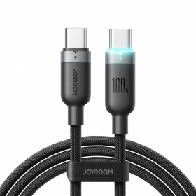 USB-C laidas Joyroom S-A63 USB-C į USB-C 1.2 m 100 W juodas
