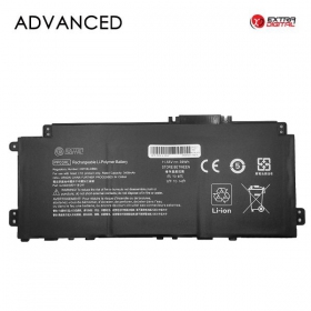 HP PP03XL, 3400mAh nešiojamo kompiuterio baterija, Advanced