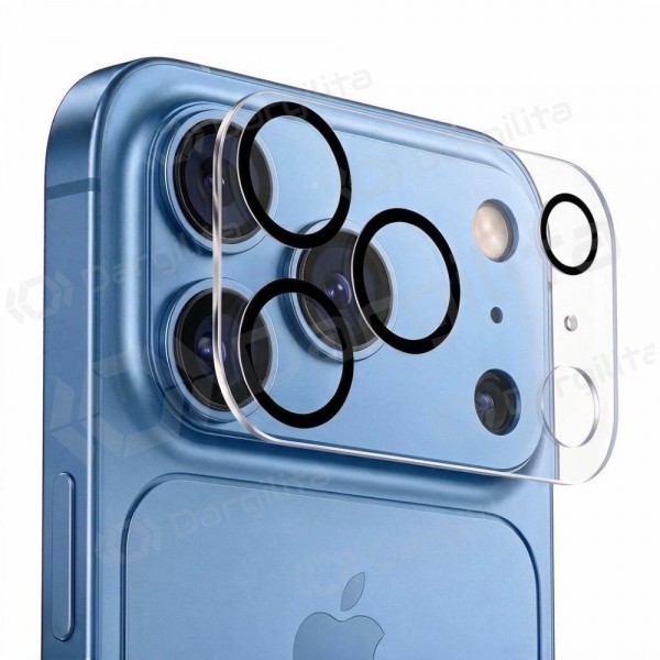 Apple iPhone 18 Pro apsauginis grūdintas stiklas kamerai "Tech-Protect Cam Fit+" (skaidrus)