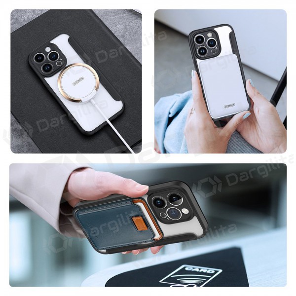 Apple iPhone 13, 14 dėklas "Dux Ducis Skin X Pro" (juodas) Apple iPhone 13, 14 dėklas "Dux Ducis Skin X Pro" (juodas)