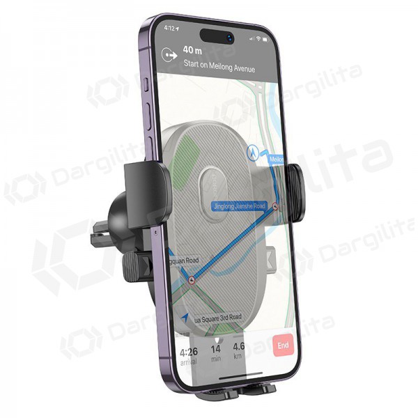 Automobilinis telefono laikiklis Borofone BH92 (air vent) juodas Automobilinis telefono laikiklis Borofone BH92 (air vent) juodas
