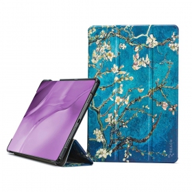 Samsung Galaxy Tab A9+, Tab A11+ dėklas "Smart Leather" (sakura)