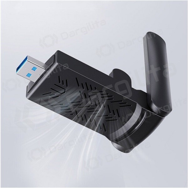 USB Wi-Fi adapteris Reach UWA-1 1300Mbps 802.11ac/a/b/g/n juodas