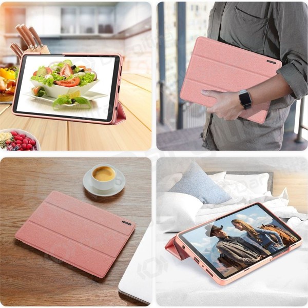 Samsung Galaxy Tab A9, Tab A11 8.7 dėklas "Dux Ducis Domo" (rožinis)