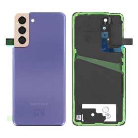 Samsung G991 Galaxy S21 5G galinis baterijos dangtelis (Phantom Violet) (naudotas grade A, originalus)