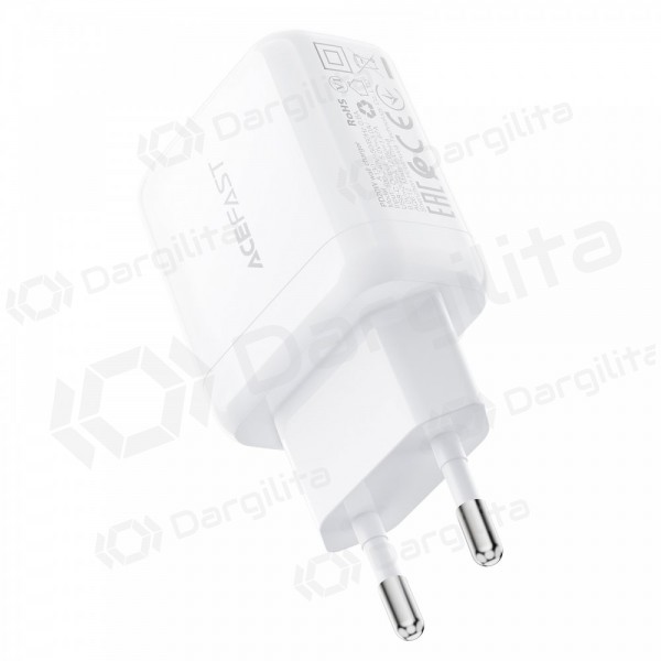 Telefono įkroviklis Acefast A130 20 W USB-C PD QC baltas