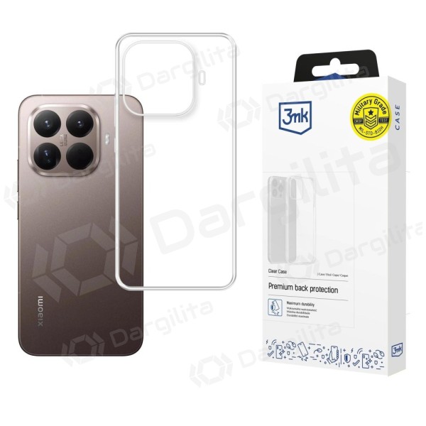 Xiaomi 15T Pro dėklas "3mk Clear Case" (skaidrus)