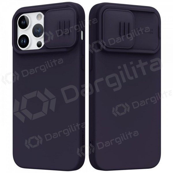 Apple iPhone 14 Plus dėklas „Nillkin Silicone“ (tamsiai violetinis) Apple iPhone 14 Plus dėklas „Nillkin Silicone“ (tamsiai violetinis)