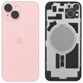 Apple iPhone 15 galinis dangtelis (rožinis) (Premium)