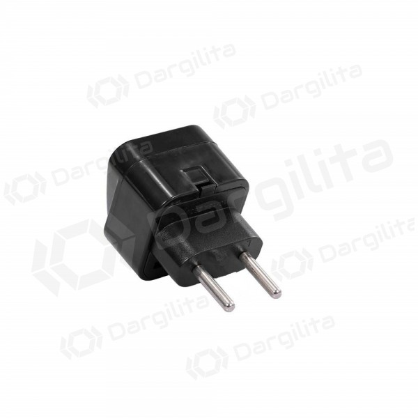 Įkrovimo adapteris USA/UK/CN-EUR juodas