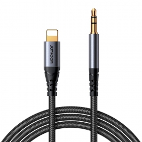 Audio laidas Joyroom SY-A06 Lightning į 3.5 mm 1.2 m juodas
