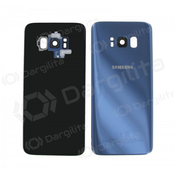 Samsung G955F Galaxy S8 Plus galinis baterijos dangtelis mėlynas (Coral Blue) (naudotas grade C, originalus)