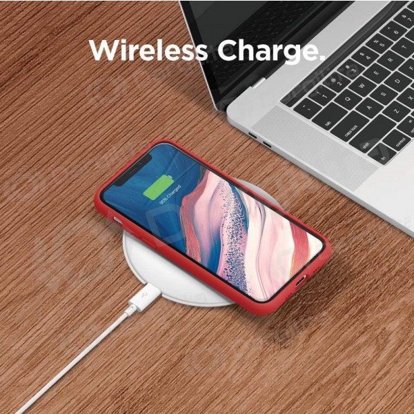 Xiaomi Redmi 15 4G, Redmi 15 5G dėklas "Liquid Silicone" 1.5mm (raudonas)