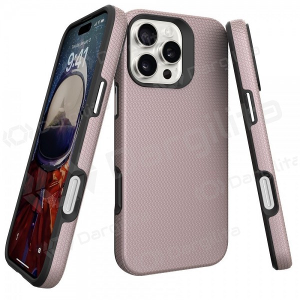 Apple iPhone 17 Pro Max, 18 Pro Max dėklas „Perfectionists“ (rožinio aukso)