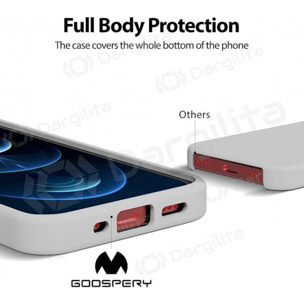 Apple iPhone 11 Pro Max dėklas Mercury "Silicone Case" (akmens spalvos) Apple iPhone 11 Pro Max dėklas Mercury "Silicone Case" (akmens spalvos)
