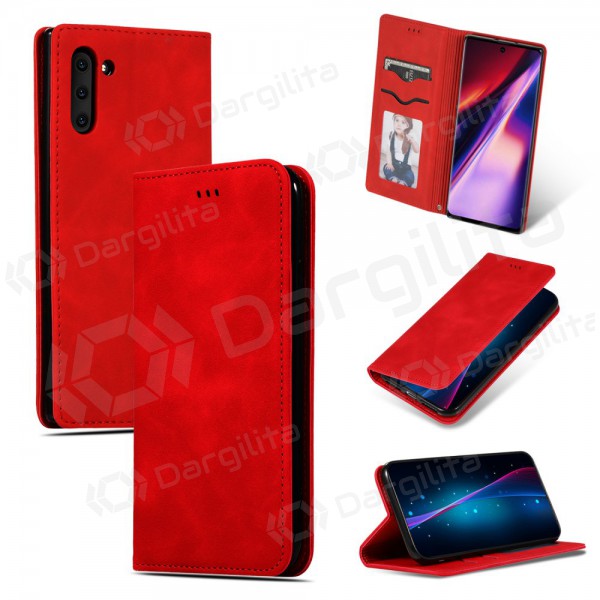 Samsung G990 Galaxy S21 FE 5G dėklas "Business Style" (raudonas)