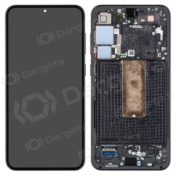 Samsung Galaxy S23+ ekranas (juodas) (su rėmeliu) (OLED)