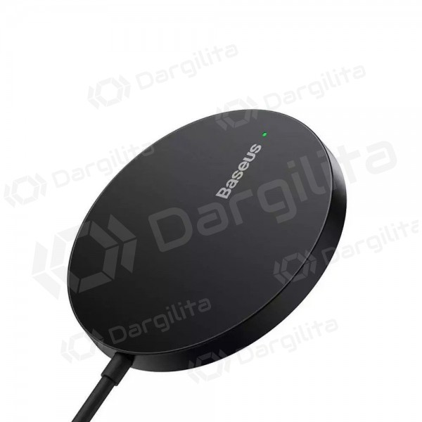 MagSafe belaidis įkroviklis Baseus Simple Mini 3 15 W juodas