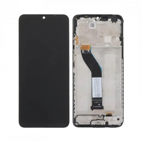Xiaomi Redmi 14C 4G / Poco C75 ekranas (juodas) (su rėmeliu) (Premium)