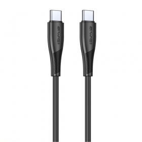 USB-C laidas Awei CL-182C USB-C į USB-C 1 m juodas