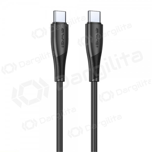 USB-C laidas Awei CL-182C USB-C į USB-C 1 m juodas