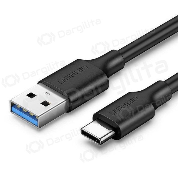 USB-C laidas Ugreen US184 USB-A į USB-C 1 m USB 3.2 Gen1 3 A juodas
