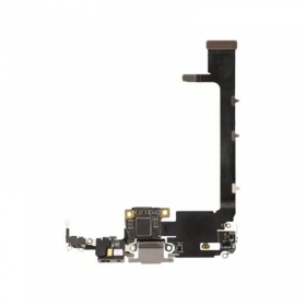 Apple iPhone 11 Pro Max įkrovimo lizdo ir mikrofono jungtis (balta)