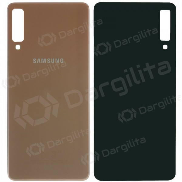 Samsung A750 Galaxy A7 (2018) galinis baterijos dangtelis (auksinis)