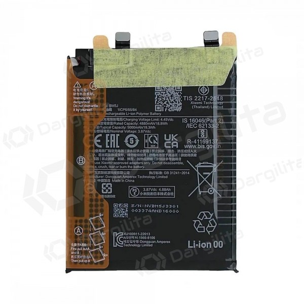 Xiaomi Mi 10T Lite 5G baterija, akumuliatorius (BM4W) (originalus)