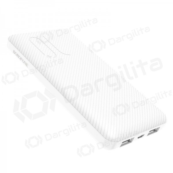 Išorinė baterija Power Bank Borofone BT28 Ultra Slim 10000mAh balta