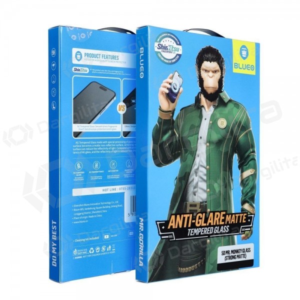 Apple iPhone 18 Pro apsauginis stiklas "5D Mr. Monkey Glass (Strong Matte)