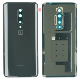 OnePlus 7 Pro galinis baterijos dangtelis (juodas) (naudotas grade B, originalus)