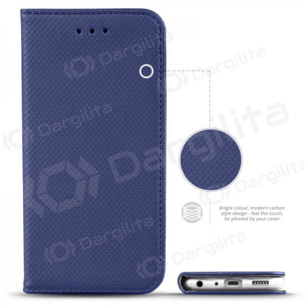 Samsung A546 Galaxy A54 5G dėklas "Smart Magnet" (tamsiai mėlynas)