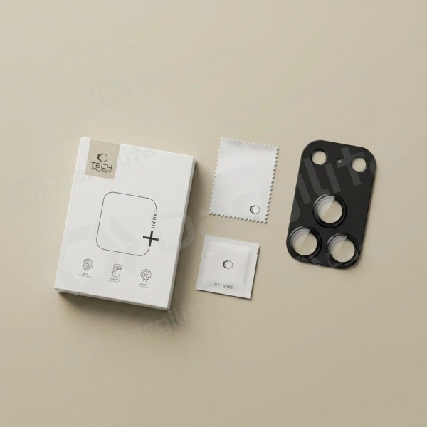 Apple iPhone 18 Pro kameros apsauga "Tech-Protect CamFull Fit+" (juodas)