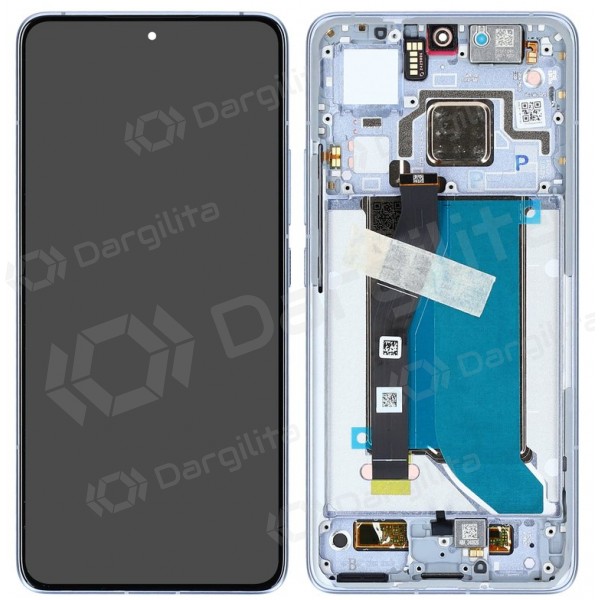 Xiaomi 14T ekranas (mėlynas) (su rėmeliu) (originalus)