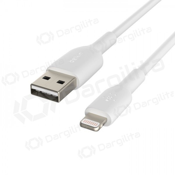 Lightning laidas Belkin Boost Charge USB-A į Lightning 2 m baltas