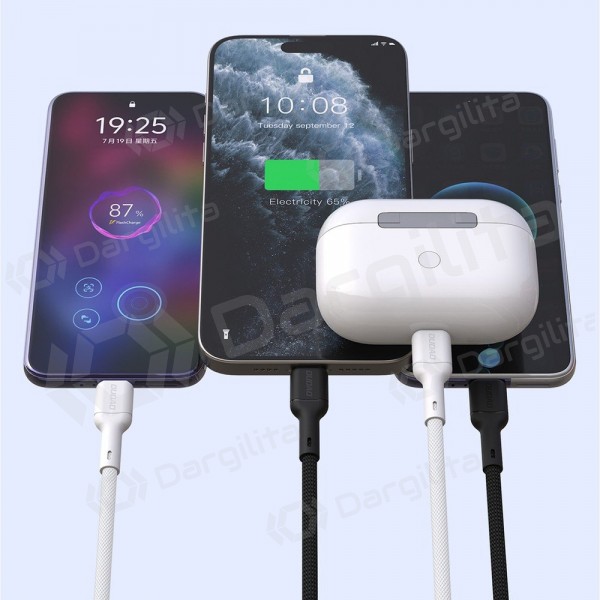 USB-C laidas Dudao L9C USB-C į USB-C 2 m 65 W juodas