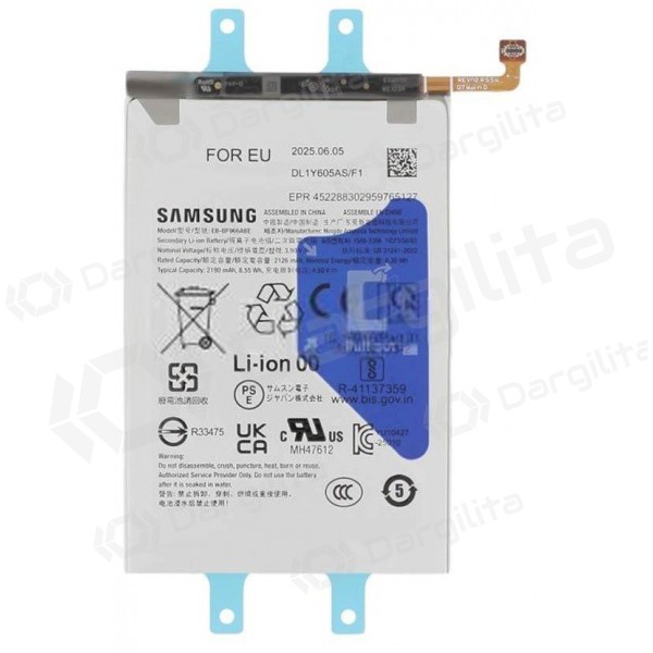 Samsung Galaxy Z Fold7 baterija, akumuliatorius EB-BF966ABE (originalus)