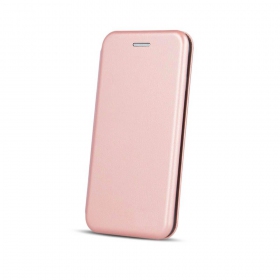 Huawei P20 dėklas "Book Elegance" (rožinis / auksinis)