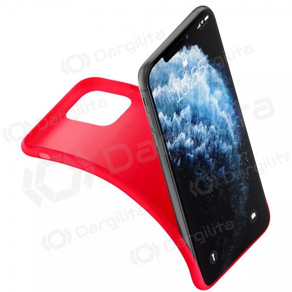 Samsung S918 Galaxy S23 Ultra 5G dėklas "3MK Matt Case" (raudonas)