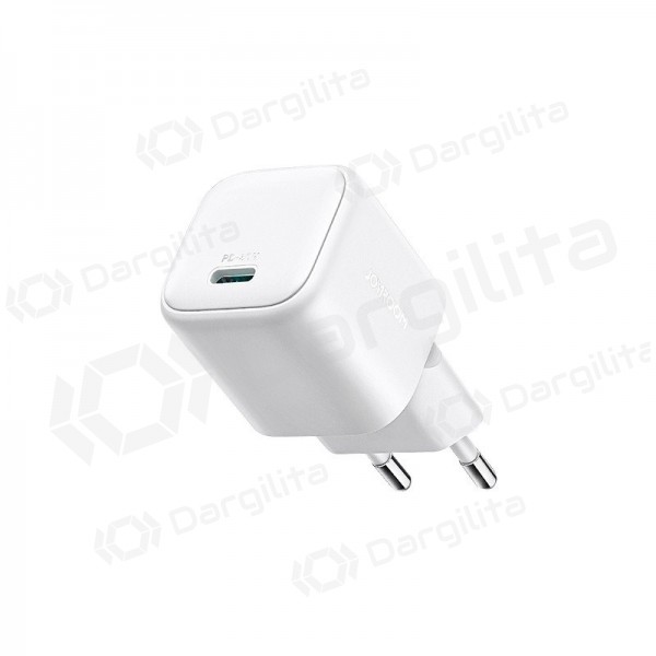Telefono įkroviklis Joyroom JR-TCG15 30 W USB-C PD QC PPS GaN baltas