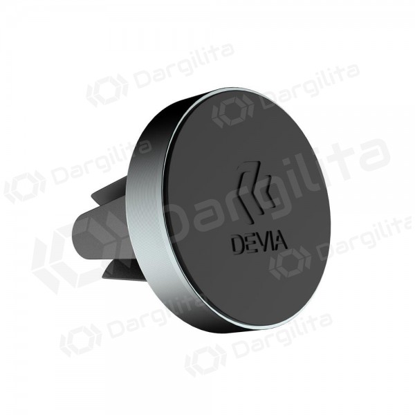 Automobilinis Universalus telefono laikiklis Devia Circle attaches to ventilation grilles, magnetic, juodas