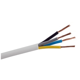 Lankstus kabelis Lietkabelis OMY 4x0.75 mm² varinis 100 m ritė