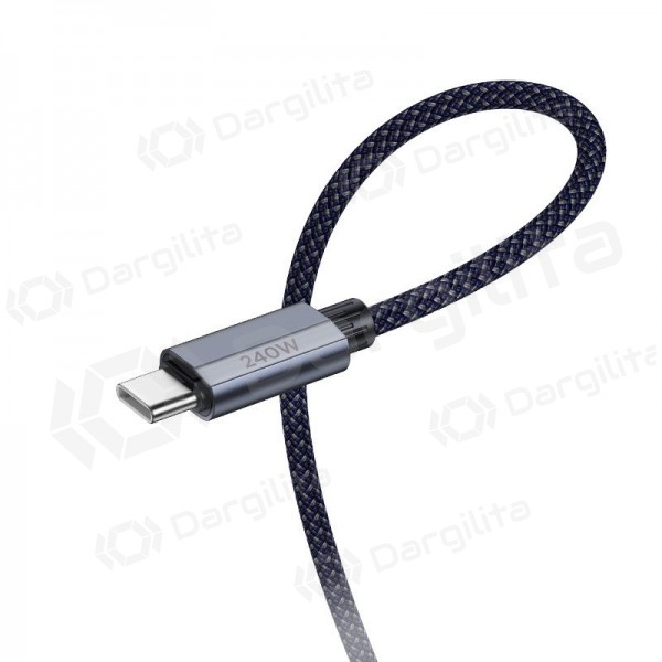 USB-C laidas Hoco U134 USB-C į USB-C 1.8 m 240 W juodas