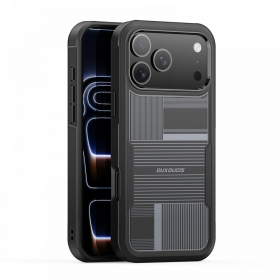 Apple iPhone 17 Pro, 18 Pro dėklas "Dux Ducis Shld" juodas (Umbra Pattern)
