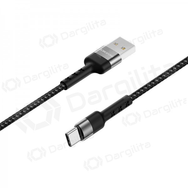 USB kabelis Borofone BX34 Type-C 1.0m (juodas)