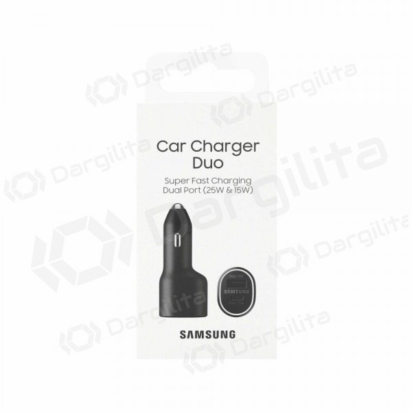Automobilinis įkroviklis Samsung EP-L4020NBEGEU 40 W USB-C + USB-A juodas