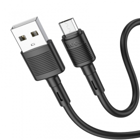 Micro USB laidas Hoco X83 USB-A į Micro USB 1 m juodas